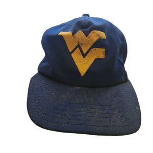 West Virginia Mountaineers Vintage KC Navy SnapBack Hat NO FOAM